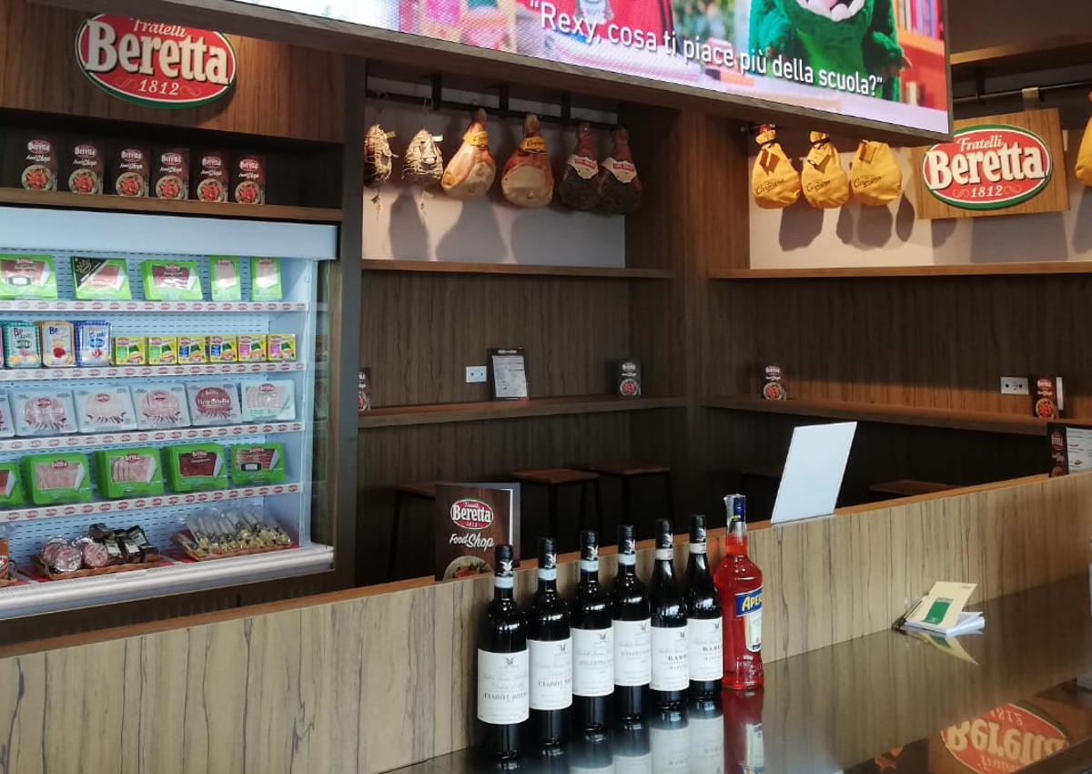 Beretta, un Food Shop nell’aeroporto di Orio al Serio