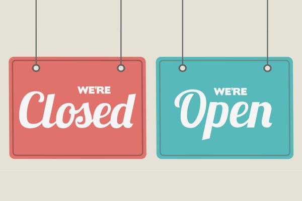 Cartelli Aperto e Chiuso. Ristoranti e attività commerciali: orari e aperture. Fipe fa chiarezza.