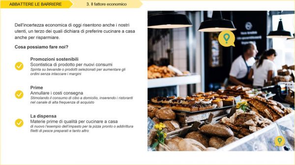 Glovo: negozio alimentare con pane fresco e personale. Food delivery di qualità.