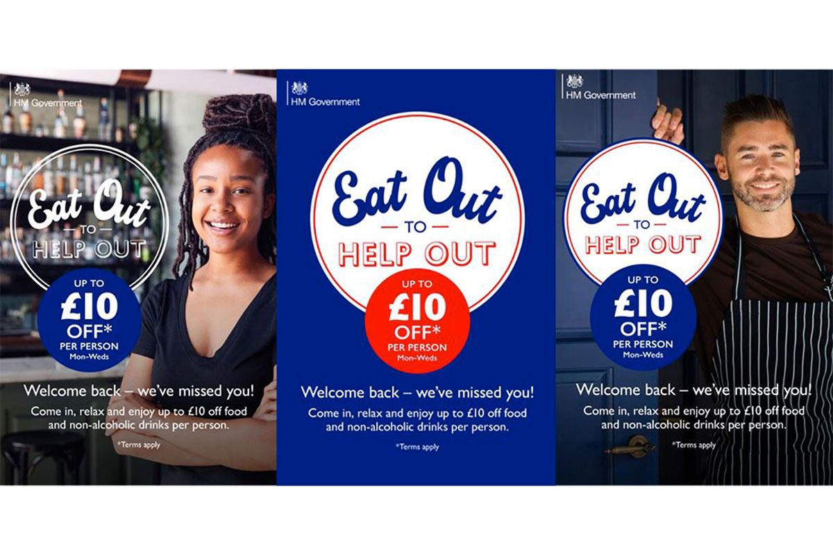 Eat Out to Help Out: in Uk il Governo paga il conto