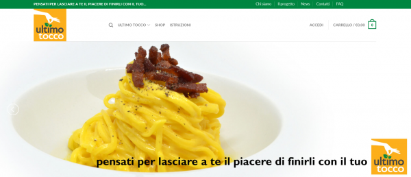 Carbonara destrutturata Ultimo Tocco. Food experience: pasta fresca con guanciale croccante. Cucina a casa tua!