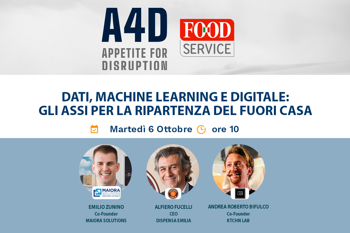 Dati, machine learning e digitale: gli assi per la ripartenza del fuori casa