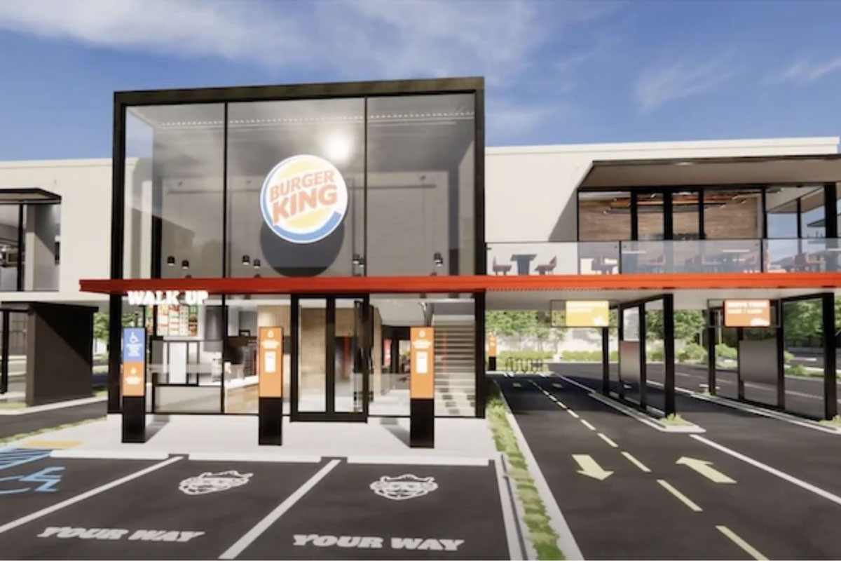 Il nuovo design dei fast-food secondo Burger King