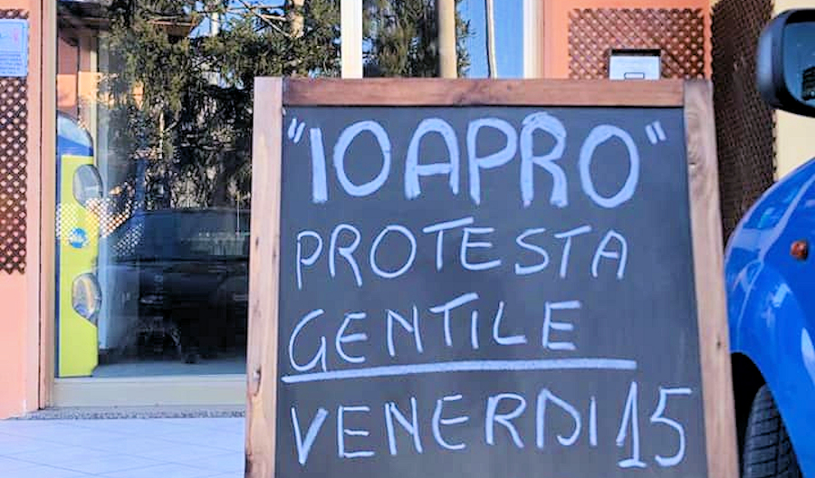 #ioapro, la ristorazione che si ribella al Dpcm