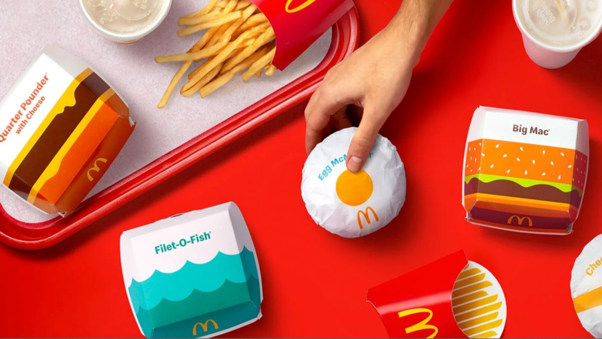 McDonald’s cambia look: nuova grafica per il packaging