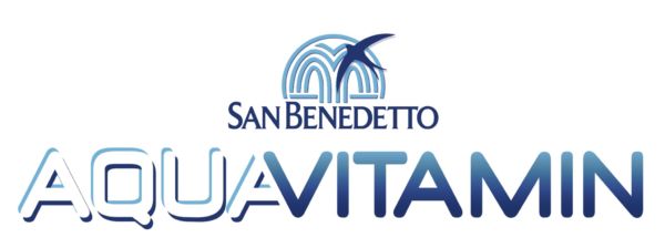Logo San Benedetto Aquavitamin. Bevanda con vitamine e sali minerali, gusto I Feel Good. Idratazione e benessere.