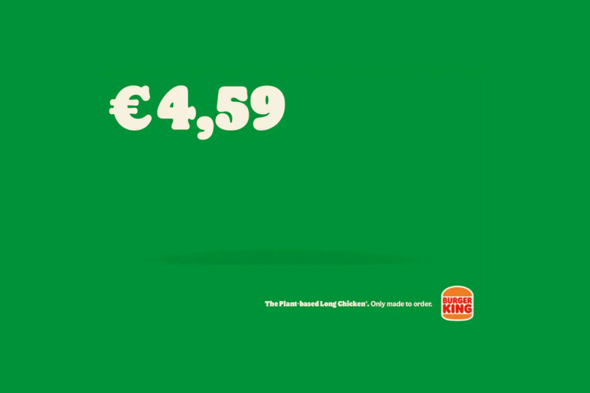 Burger King Germania e l’adv senza prodotti