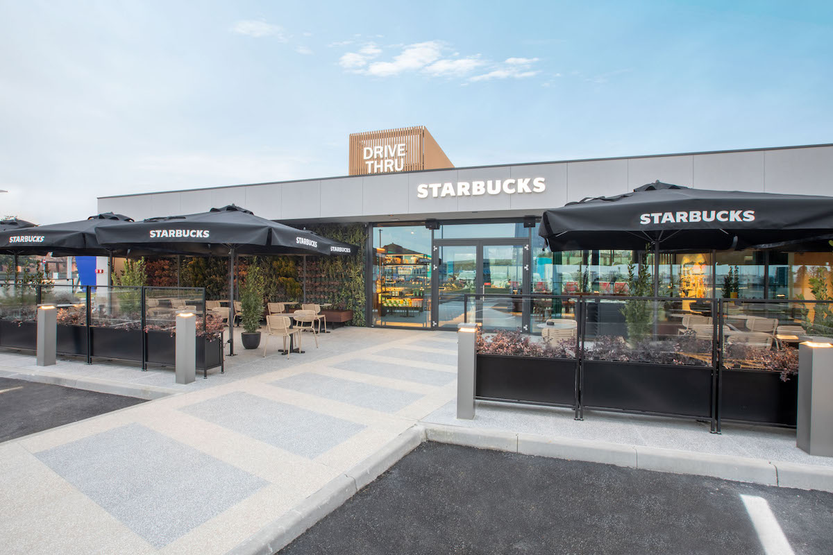 Starbucks, primo Drive Thru aperto in Italia