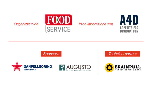Sponsor e partner tecnici di 40under40 Filippo Sironi - Il Mannarino. Food Service, Sanpellegrino, Augusto, Brainpull.