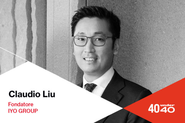 Ritratto di Claudio Liu, fondatore IYO Group, vincitore del premio 40under40. Giovane imprenditore di successo.