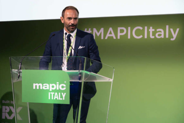 Relatore a MAPIC Italy 2022, evento retail immobiliare a Milano. Francesco Pupillo.