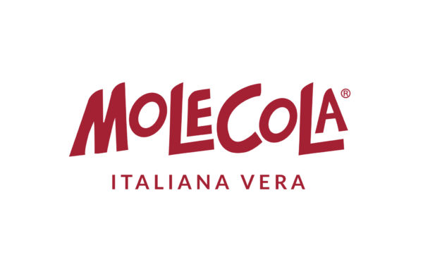Logo MoleCola: bevanda italiana vera, gusto classico e senza zucchero.