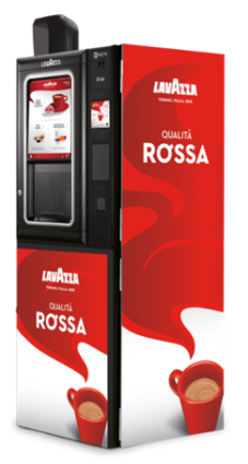 Macchina da caffè Lavazza a Venditalia: Qualità Rossa. Distributore automatico per un espresso perfetto.