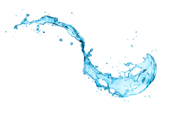 Splash di acqua San Benedetto. Acqua minerale naturale, purezza e freschezza.