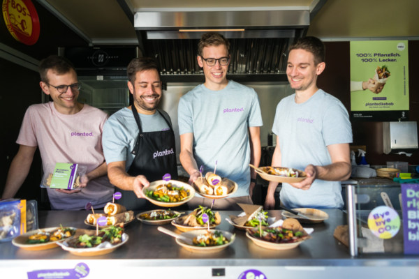 Team MyChef con Planted: chef vegani, piatti plant-based, kebab vegetali. #MyChef #Planted #vegan