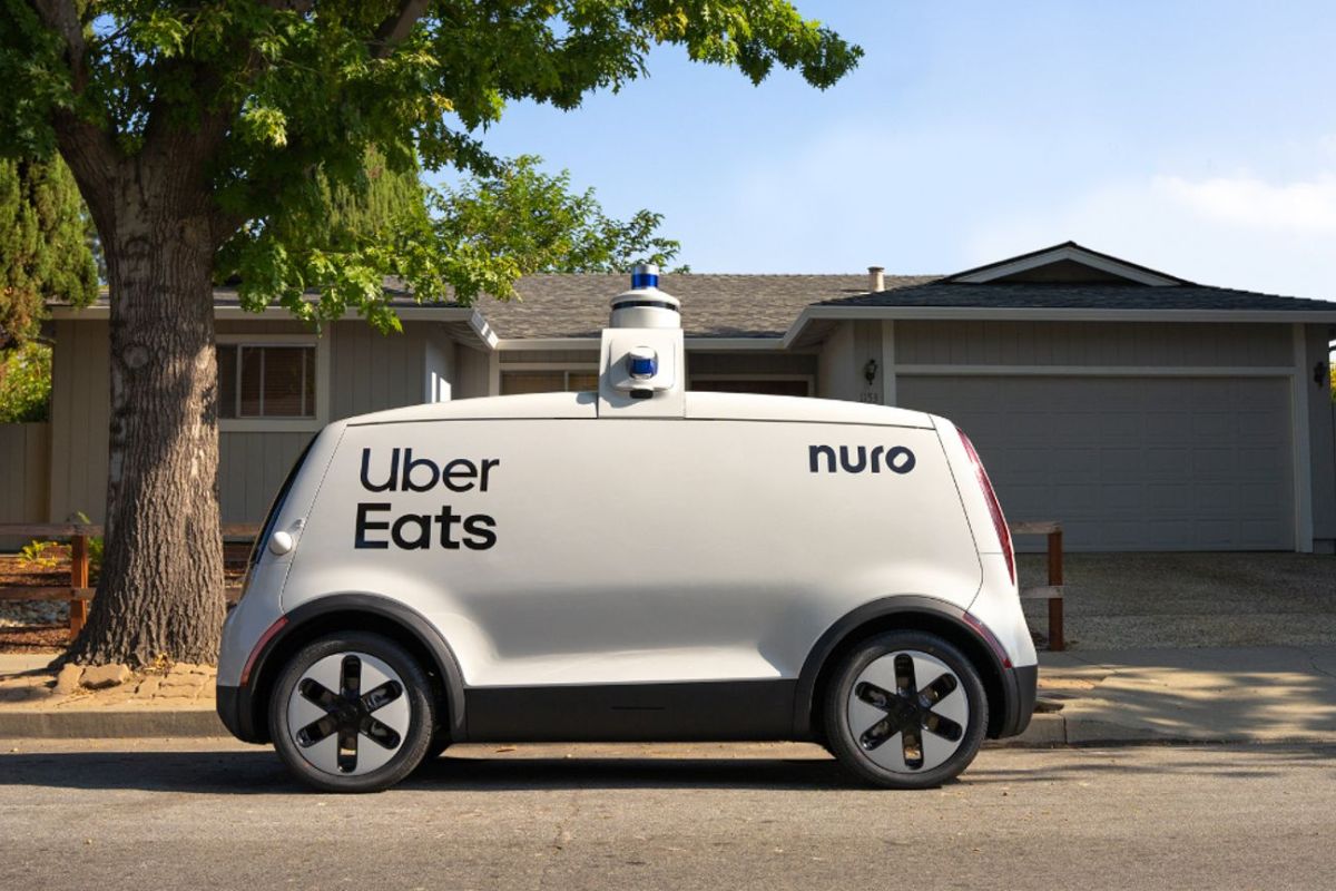 Uber Eats a tutto robot