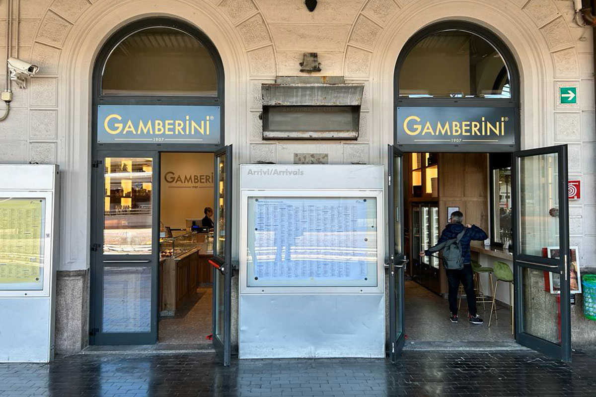 Grandi Stazioni Retail porta Gamberini 1907 a Bologna Centrale