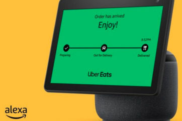 Uber Eats Alexa