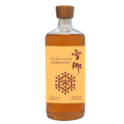 Bottiglia di Yukisato Blended Whisky, nuovo spirit di Coca-Cola HBC Italia.