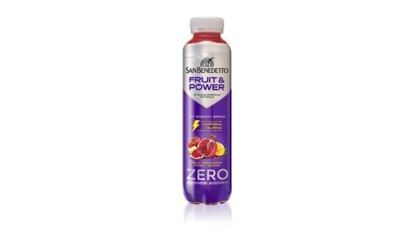 San Benedetto Fruit & Power, energy drink zero zuccheri aggiunti.