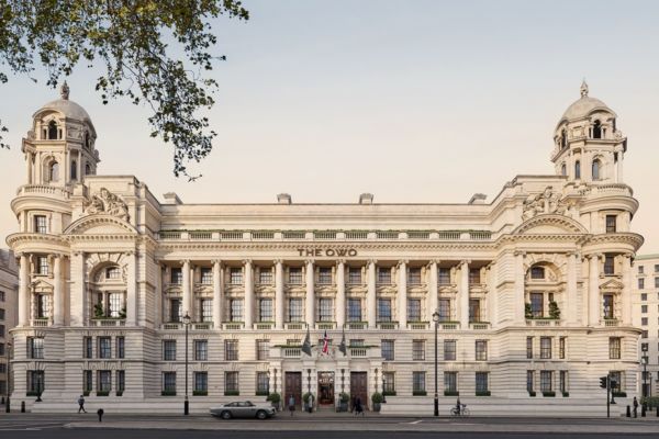 The Owo, Londra: edificio storico. Nuovo ristorante Langosteria in arrivo nel 2024. Architettura iconica.