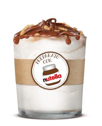 King Fusion Nutella di Burger King. Dessert con Nutella, novità Ferrero per il canale Out Of Home.