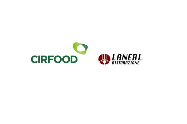 Logo CIRFOOD e Laneri: acquisizione completata. Ristorazione aziendale.